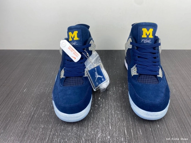 1st Kicks (PE) Michigan 4 Air Retro Jordan AJ4-1036660 0725